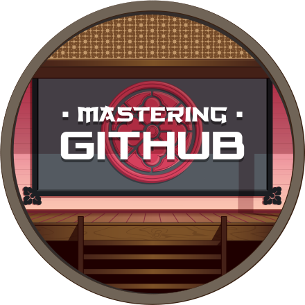 Class badge for Mastering GitHub