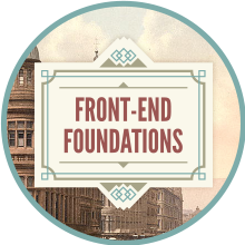 Class badge for Front-end Foundations